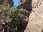 Preview 3 of Thirsty Spunky Swallows Cum on Long Hike Outdoor Sex Adventures #9