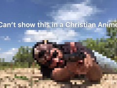 Glock-chan gets it from a lewd angle