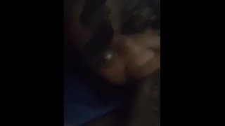 The Chocolate Gummybare loves sucking my dick