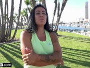 Preview 2 of MILF Simone Garza's pussy is ready for a workout