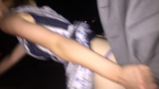 Fucking My Girlfriend in the Ass in a Public Park at 3 AM