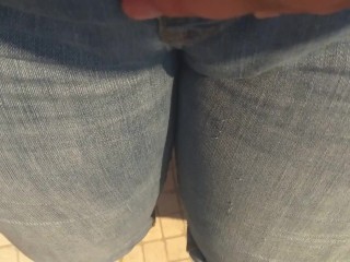Peeing in my new Jeans!