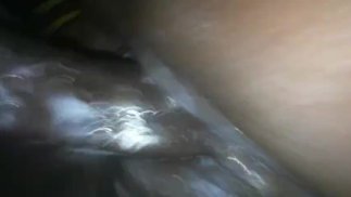 Creme auf einem Schwanz