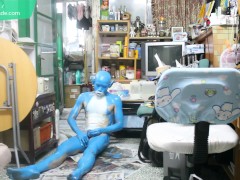 Digitmon Veemon Boy / Body Paint / 19 Years Old Extreme Fetish Cosplay #1