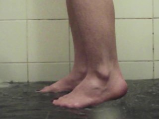 Getting My Feet Nice and Wet in the_Shower!