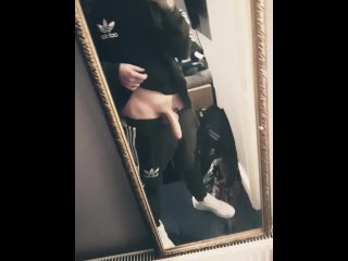 British chav boy plays with cock