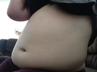 milf, piggy, solo female, belly fat fetish