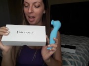 Preview 1 of Testing Toys - Vibrating Dildo and Clitoral Sucking Vibrator