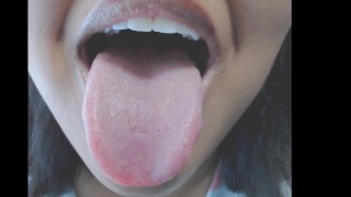 Asmrの口唇固定垂れ口