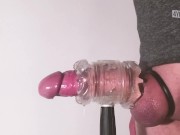 Preview 4 of Fucking my Fleshlight Quickshot ends in two huge cumshots.