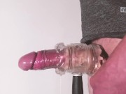 Preview 5 of Fucking my Fleshlight Quickshot ends in two huge cumshots.