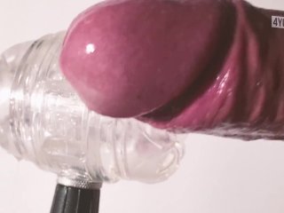 Fucking my Fleshlight Quickshot ends in two huge cumshots.