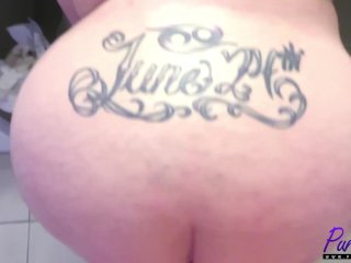 BBW MILF Bella Bendz gets fucked in the bathroom before our scene starts screenshot number 2