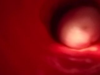 Inside view internal creampie fucksleeve