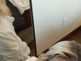Hotel Balcony Blowjob Ends in Intense Messy Oral Creampie_and Swallow - Sterling Silver &Memphos