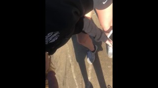 Lacie Tastes Long Cock In Public Park Blowjob TEEN SENSATION