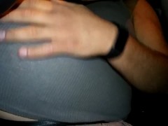 Driving home while digesting a hitch hicker.