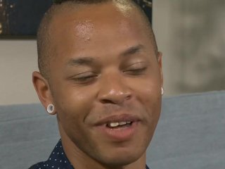 Calvin Collins bends over, spreads his ass & pokes his hole