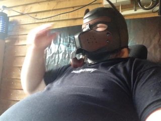 breaking in the new pup hood