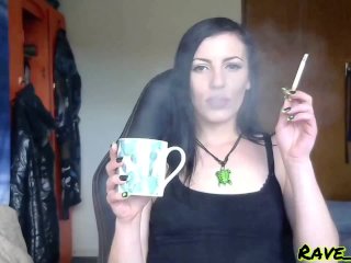 Cigarette smoking in my office until_I choke_on smoke - teaser