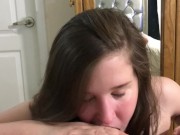 Preview 5 of Fucking and Cumming on GF Stomach