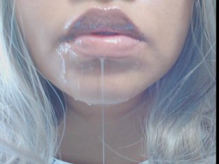 spit play, fetish, point of view, mouth fetish