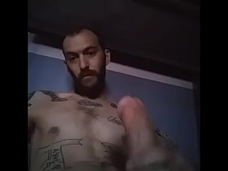 Stroking My HugeCock Until I Cum