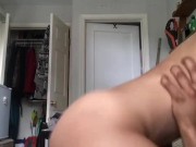 Preview 3 of Tiny tinder slut grinding on dick