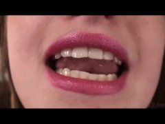 LIPSTICKED LIPS ARE GREAT AROUND YOUR COCK