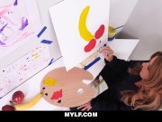 Preview 5 of MYLF - Dick Obsessed Milf Gargles On Huge Cock