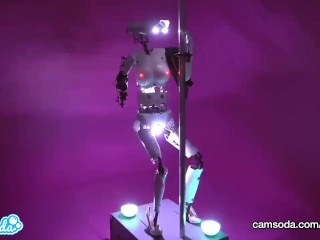 CamSoda - Seksrobot Cam Meid Twerkt En Komt Klaar
