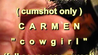 B.B.B. preview: Carmen "Cowgirl" (cumshot only no SloMo high def AVI)