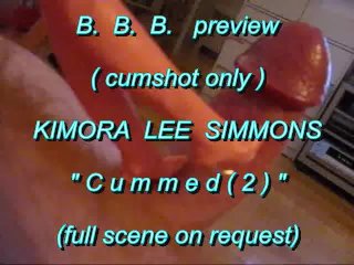 B.B.B. Preview: Kimora Lee Simmons: "cummed 2" (cumshot Only) with SloMo