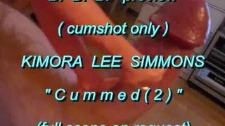 B.B.B. preview: Kimora Lee Simmons: "Cummed 2" (cumshot only) with SloMo