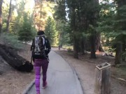 Preview 3 of Sparks Go Wild Porn Vlog (Trail of 100 Giants)