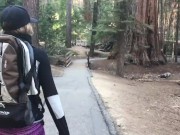 Preview 4 of Sparks Go Wild Porn Vlog (Trail of 100 Giants)