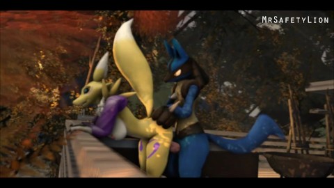 Archived - Lucario x Renamon Cucking Leomon