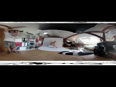 Claudia Mac 01 - Backstage before masturbation video 3DVR 360 UP-DOWN