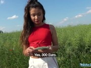 Preview 3 of Public Agent Sexy Spanish beauty fucked in a field for cash