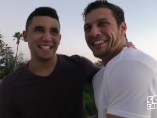 Two hot hunks suck cock - Brandon & Joe Bareback - Sean Cody