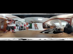 Superbabe ornella morgan 3DVR360 backstage video before masturbation record