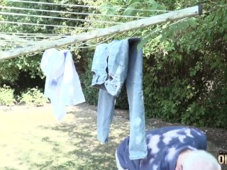 Old nick has sex with girl and makes the teem cum hard screenshot number 2