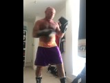 working the bag