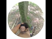 Preview 5 of Snapchat spectacles outdoor POV fuck in the woods