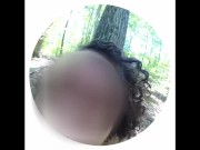 Preview 6 of Snapchat spectacles outdoor POV fuck in the woods
