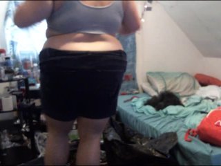 shorts are too big / smoking blunts naked