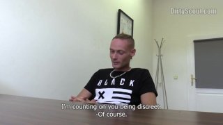 DIRTY SCOUT 152 –  Scrawny Looking Punk Gobbles Down On That Big Cock