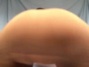 Preview 2 of Ebony girl shaking fat ass booty showing pussy