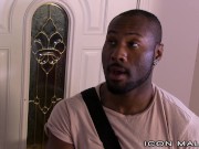 Preview 2 of IconMale Hunk Black Dick Fucks His Sister’s Straight Boyfriend