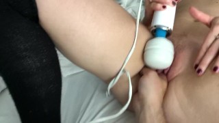 Amateur Wife Fisting Hard Orgasm With Vibrator Magic Wand